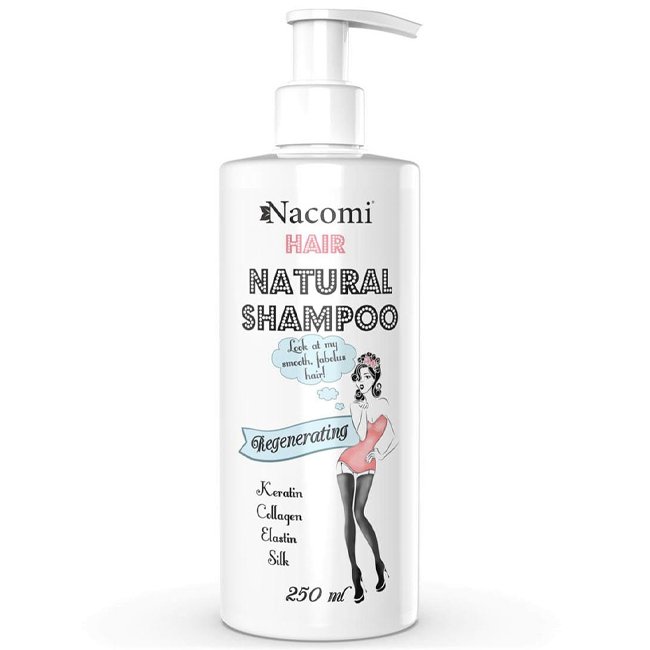 nacomi szampon wygładzająco-nawilżający 250 ml