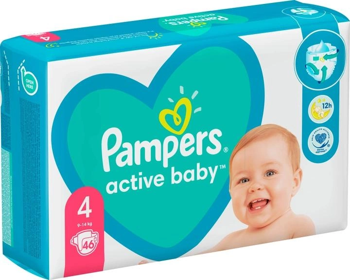 pieluchy pampers active 4