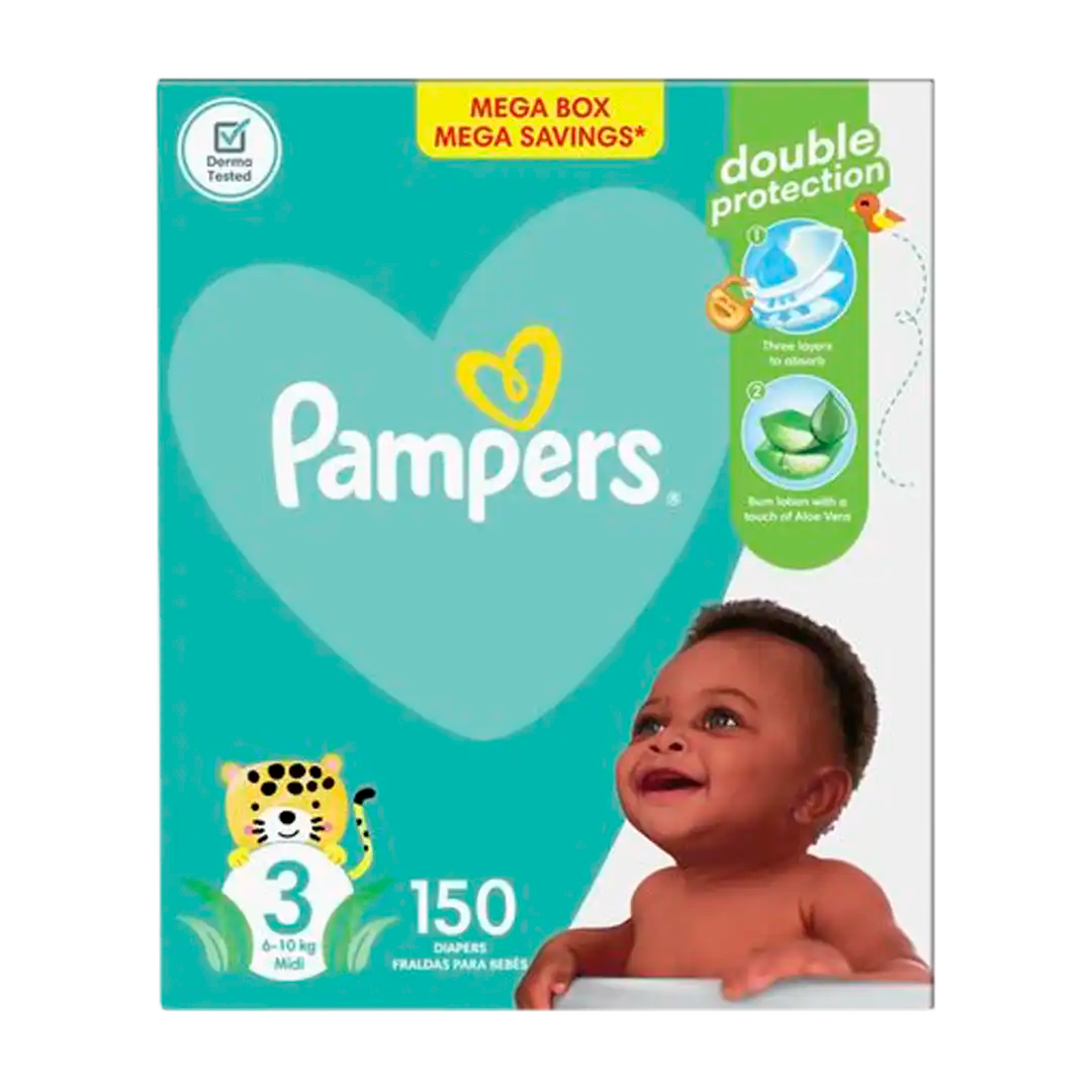 pampers active baby dry 3 150