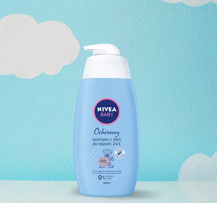 nivea baby ochronny szampon i płyn skłaf