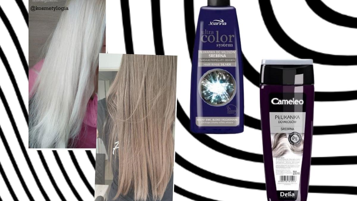 płukanka do włosów srebrna z szampon
