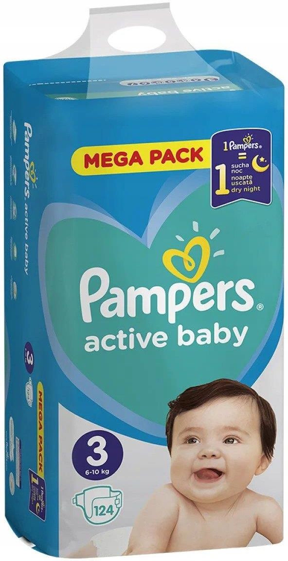 pampers 124 szt 3