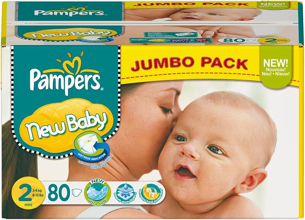 pamper new baby dry 2 80