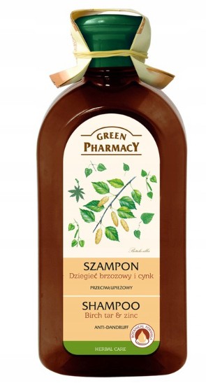 green pharmacy szampon przeciwłupieżowy dziegieć brzozowy cynk