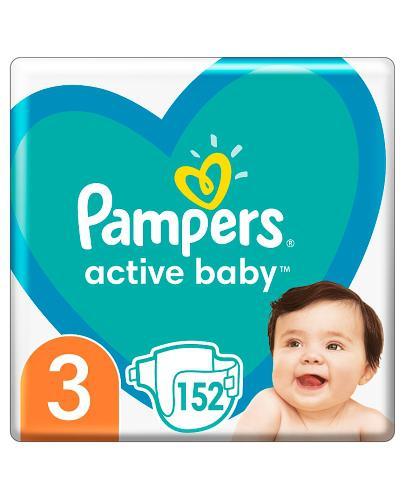 pampers 3 active baby 152 szt cena