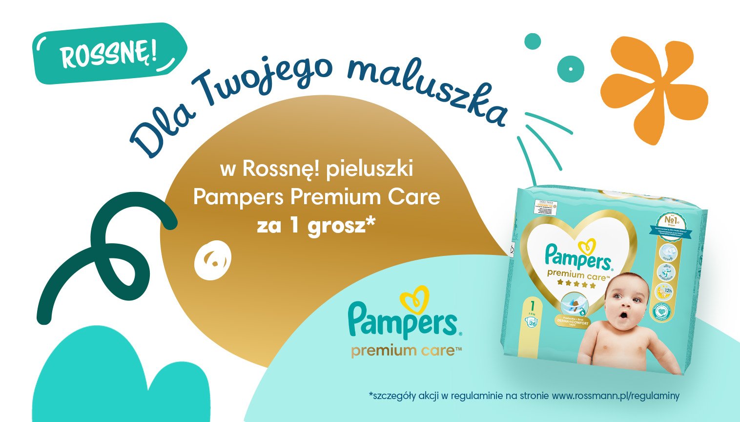 rossnet pampers za 1 grosz