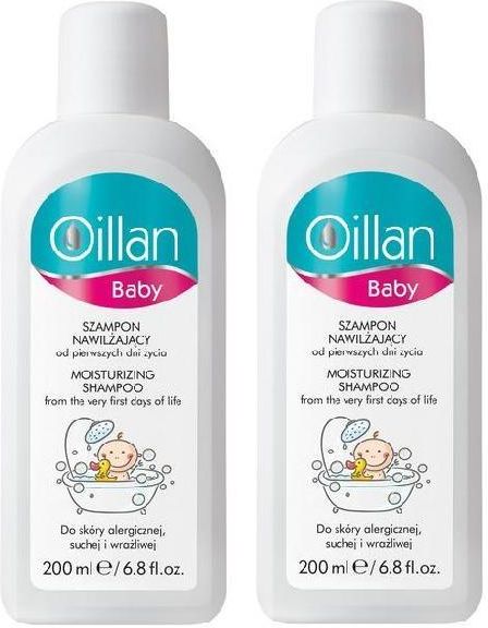 oillan baby szampon nawilżający od urodzenia 200ml