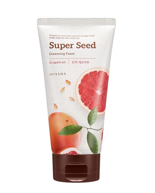 missha super seed ujędrniająco-nawilżająca pianka grejpfrut 150ml