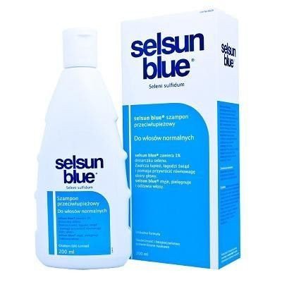 łojotokowe zapalenie skóry głowy szampon selsun blue