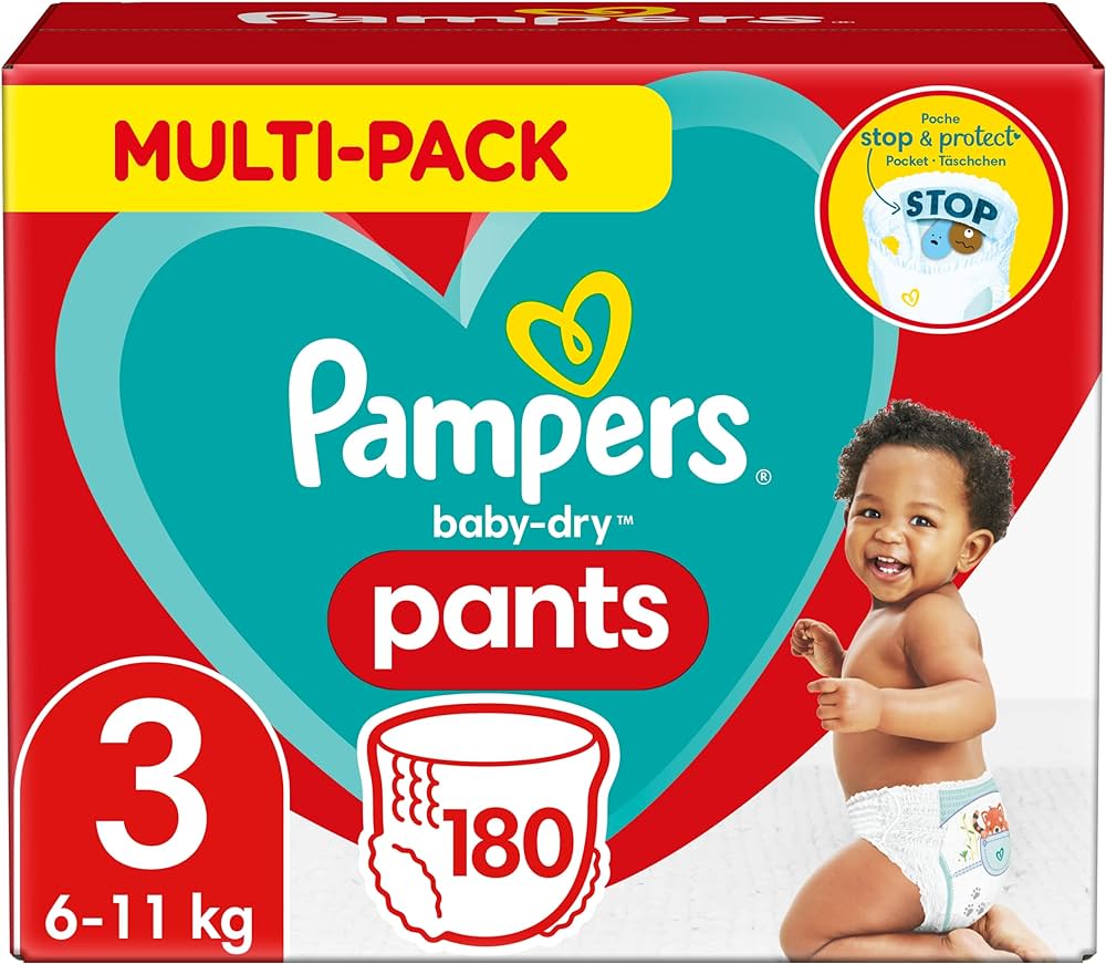 pampers size 3 monthly pack