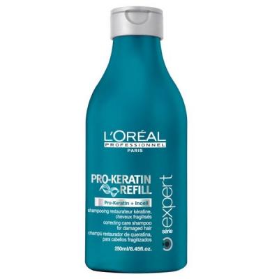 loreal pro-keratin refill regenerujący szampon do włosów z keratyną
