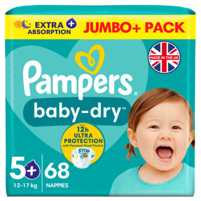 asda giga pack pampers size 5