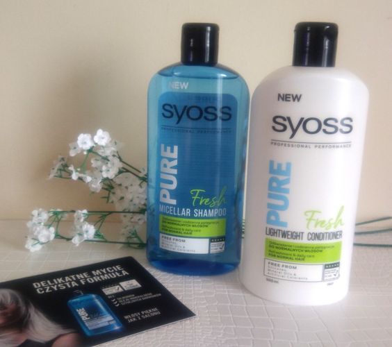 syoss pure fresh szampon micelarny skład