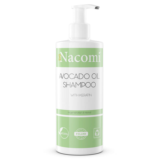 nacomi szampon z keratyną i olejem avocado spray