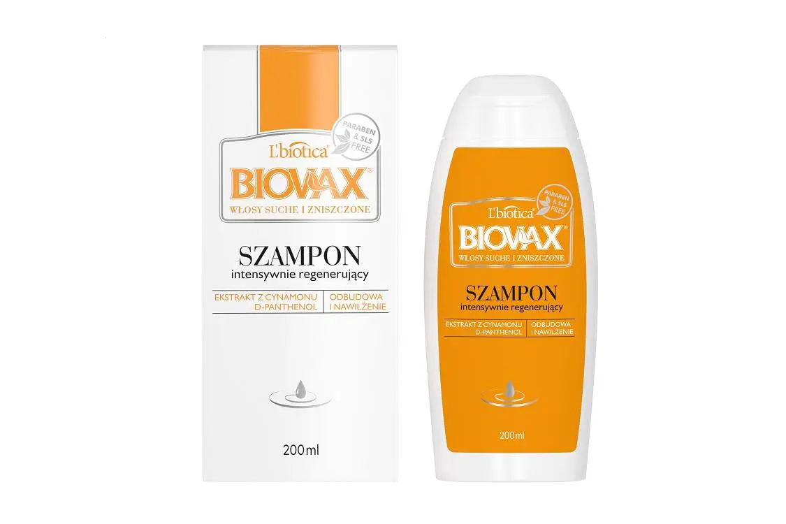 biovax szampon do włosów suchych 400ml