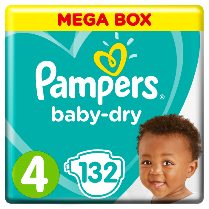 pampers mega box size 4