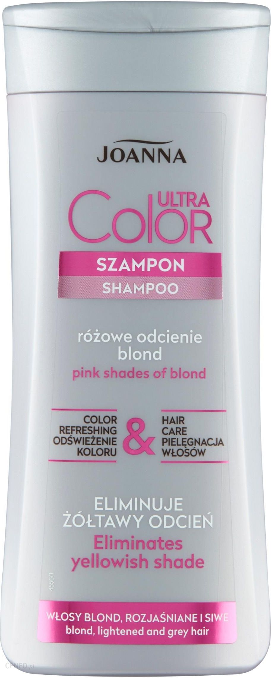 joanna ultra blond różowy szampon