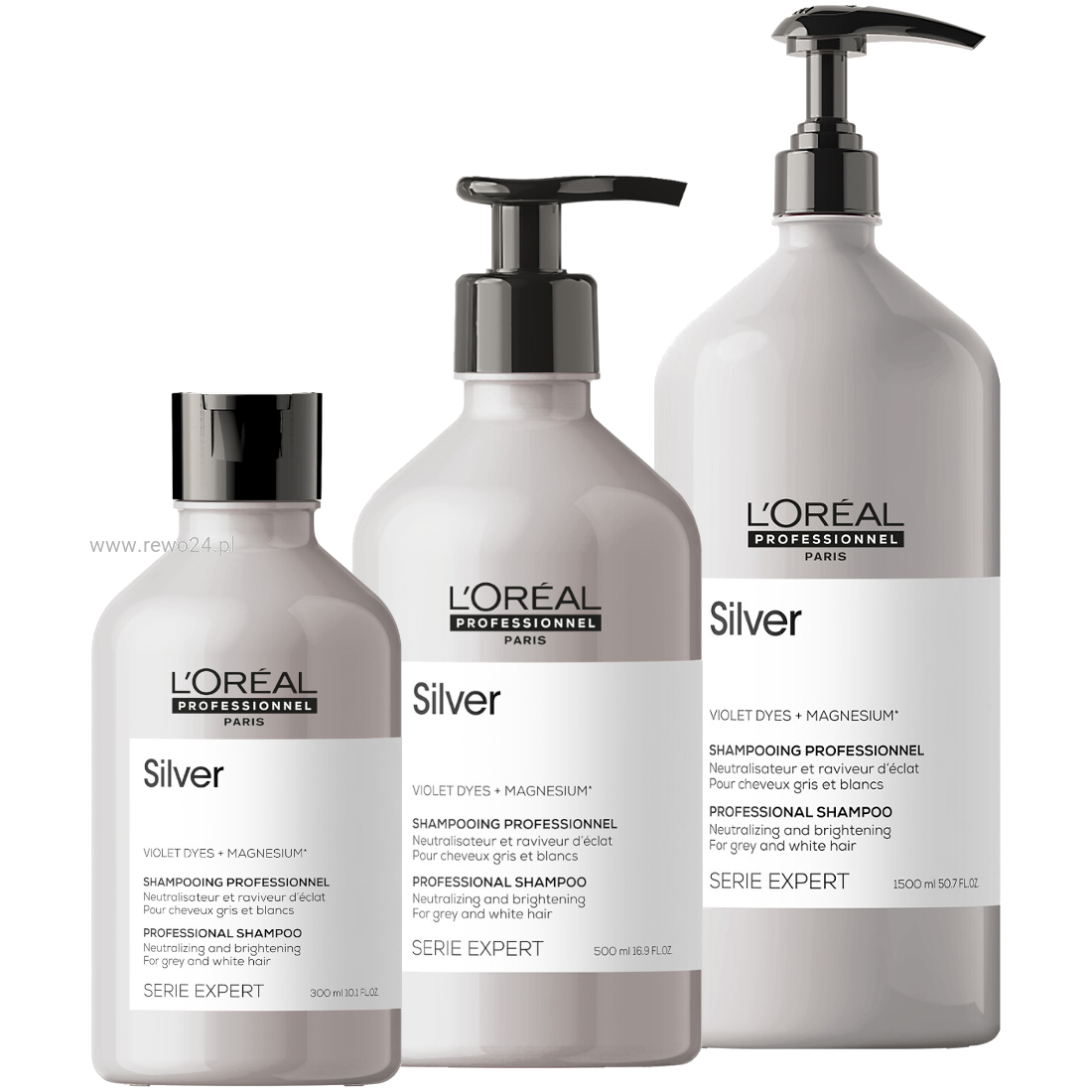 loreal silver szampon do siwych i rozjaśnianych 500ml