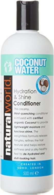 natural world coconut water hydration & shine opinie szampon