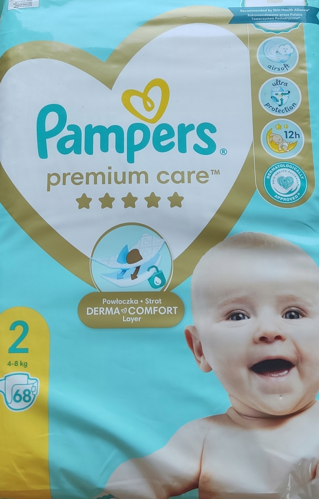pampers new baby 2 pieluchy 144 s
