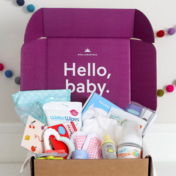 free baby pampers box and treats for mum