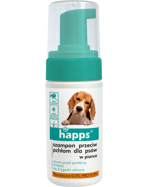 happs 150ml szampon w płynie przeciw pchłom dla psów opinie
