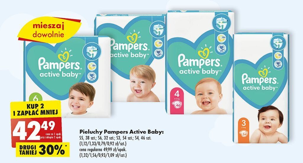 pieluchy pampers 4 biedronka