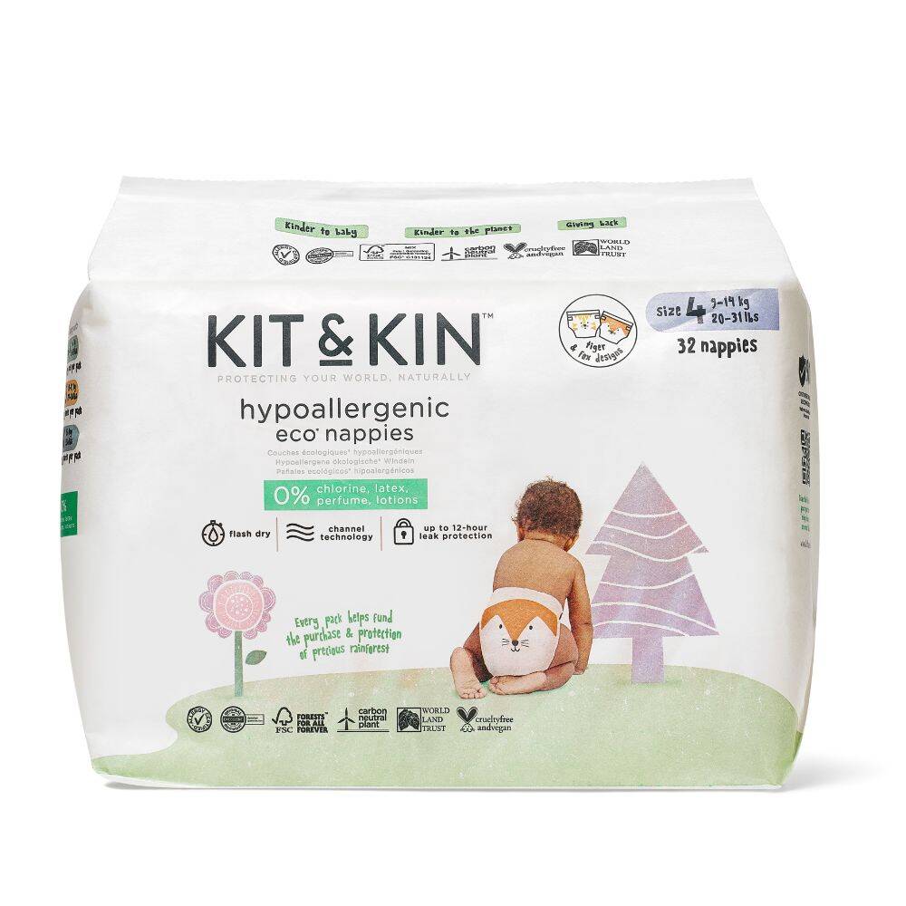 kit&kin biodegradowalne pieluszki jednorazowe rozmiar 1 40 sztuk