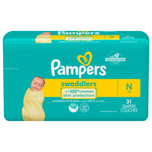 pampers 170 sztuk new borm