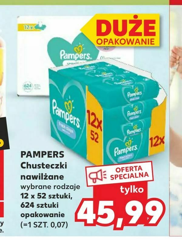 chusteczki pampers promocja