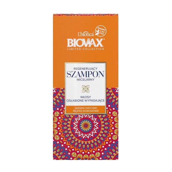 biovax szampon jaśmin indyjski i mleko kokosowe 200ml