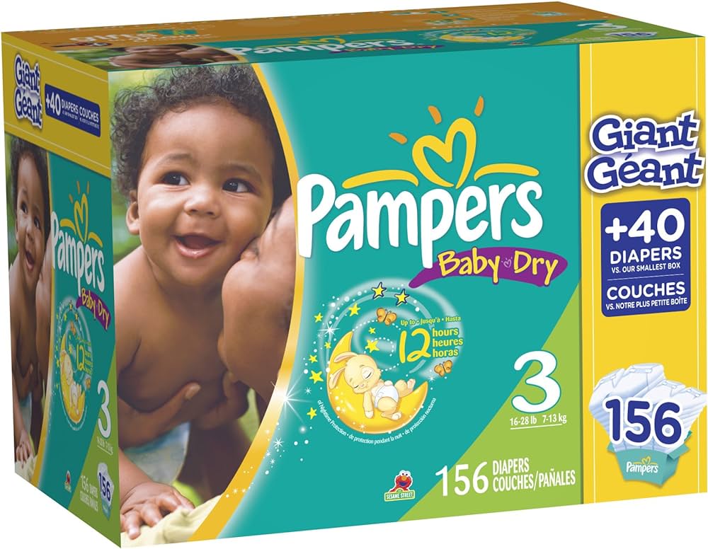 pampers soft and dry