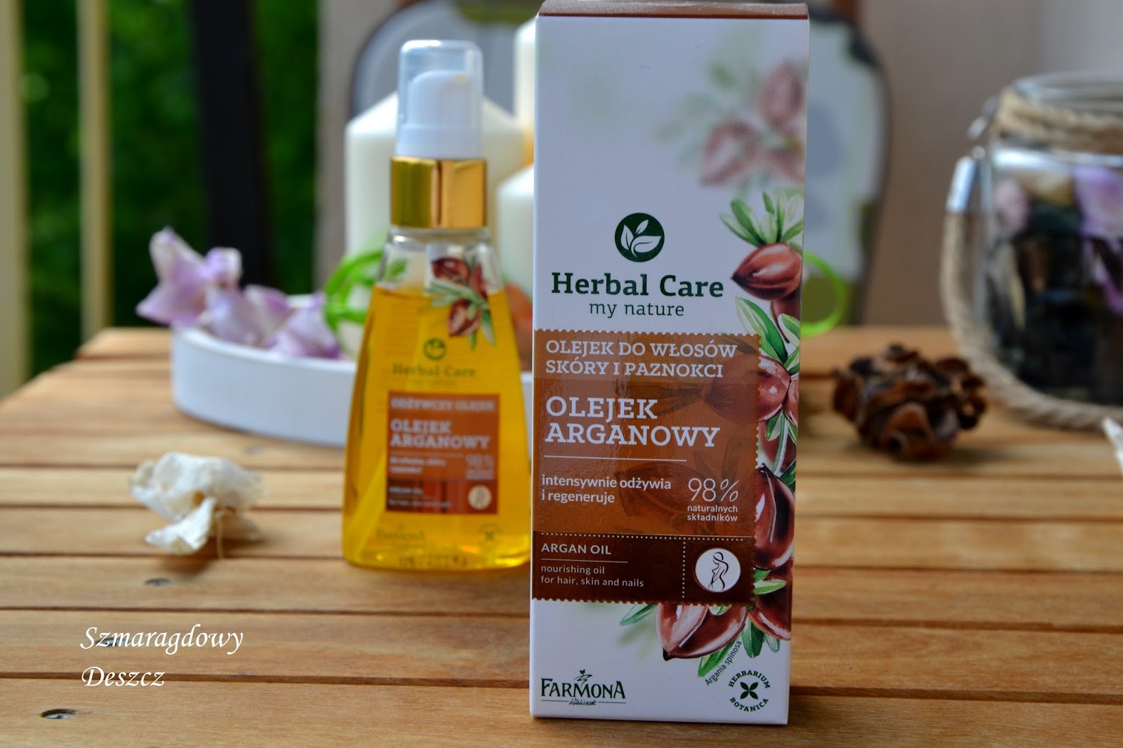 farmona herbal care olejek arganowy do włosów skóry i paznokci