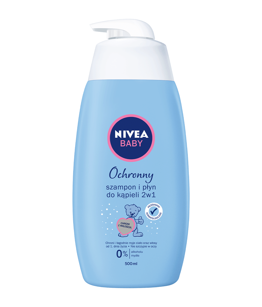 nivea baby ochronny szampon i płyn do kąpieli 2w1