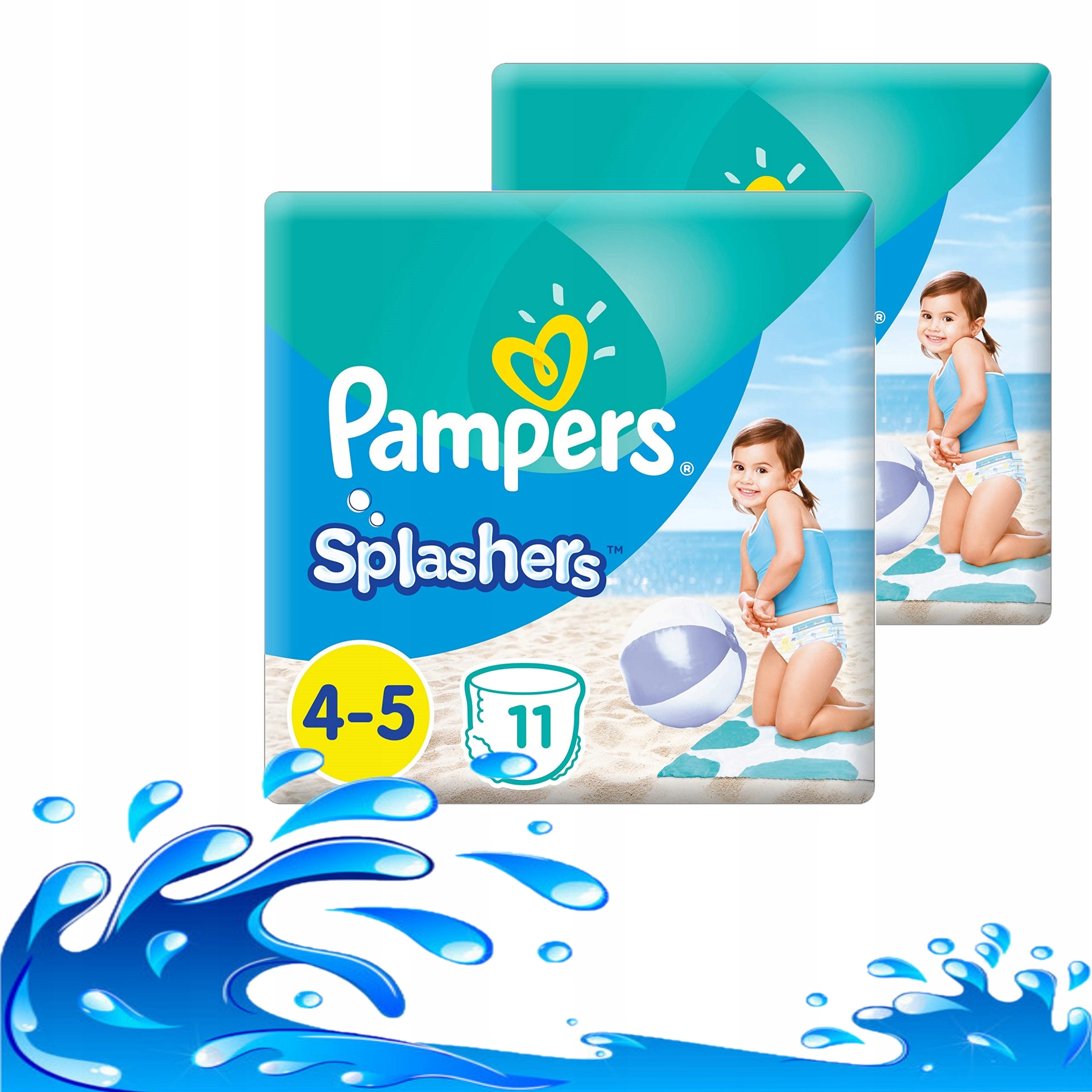 3 latek pampers na basen