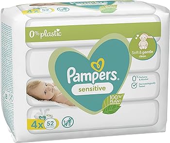 chusteczki pampers sensitive 4x56