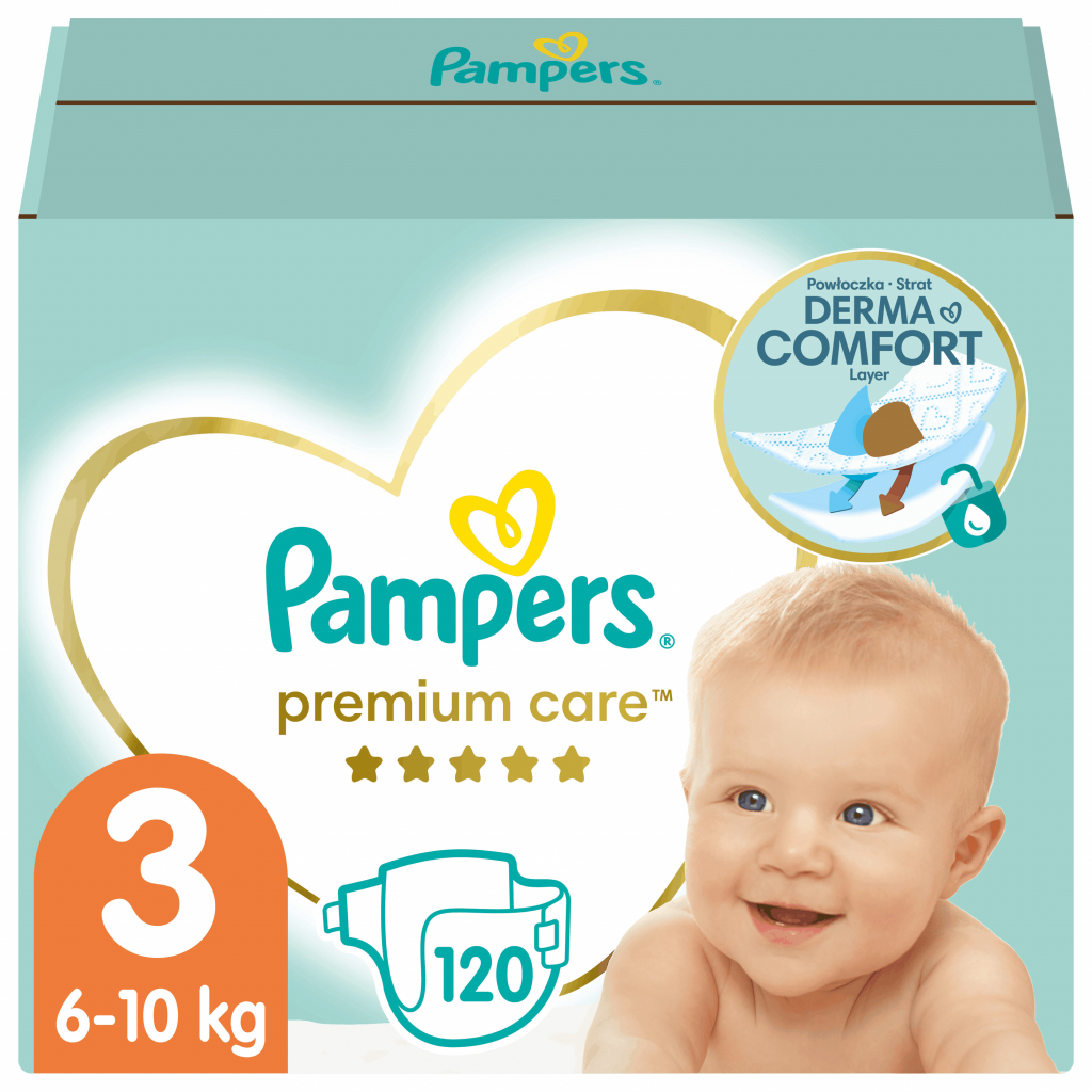 pampers premium care 3 120 cena