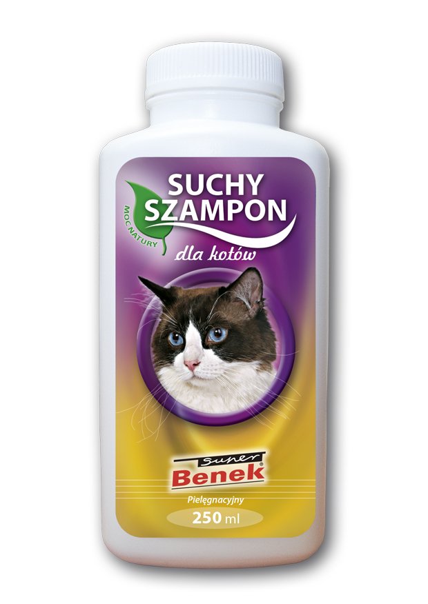 suchy szampon dla kota na podrazniona skore