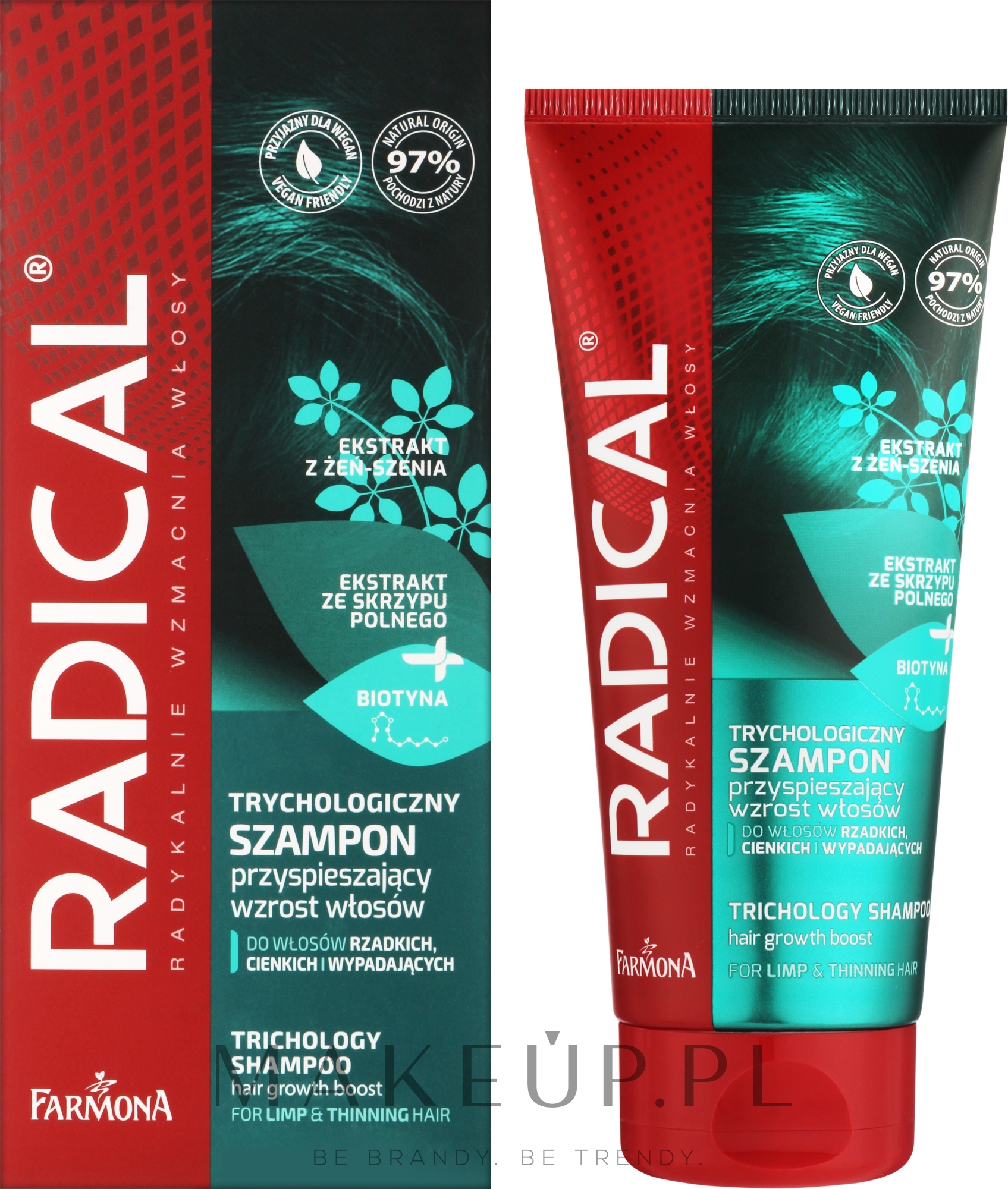 tricology szampon na porost włosów
