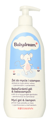 żel do mycia i szampon z pantenolem babydream wizaz