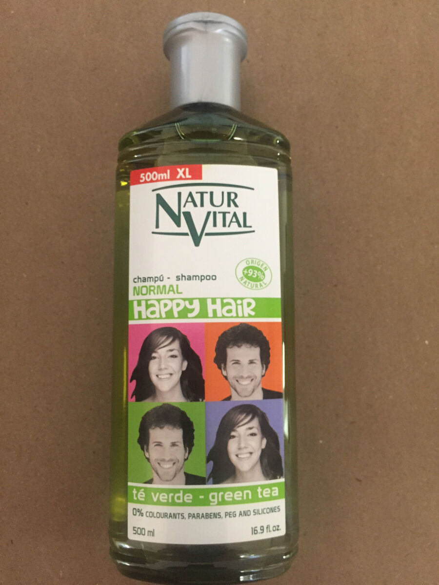natur vital szampon z zielonej herbaty happy hair