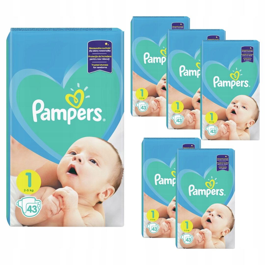 pieluchy pampers premium care 43