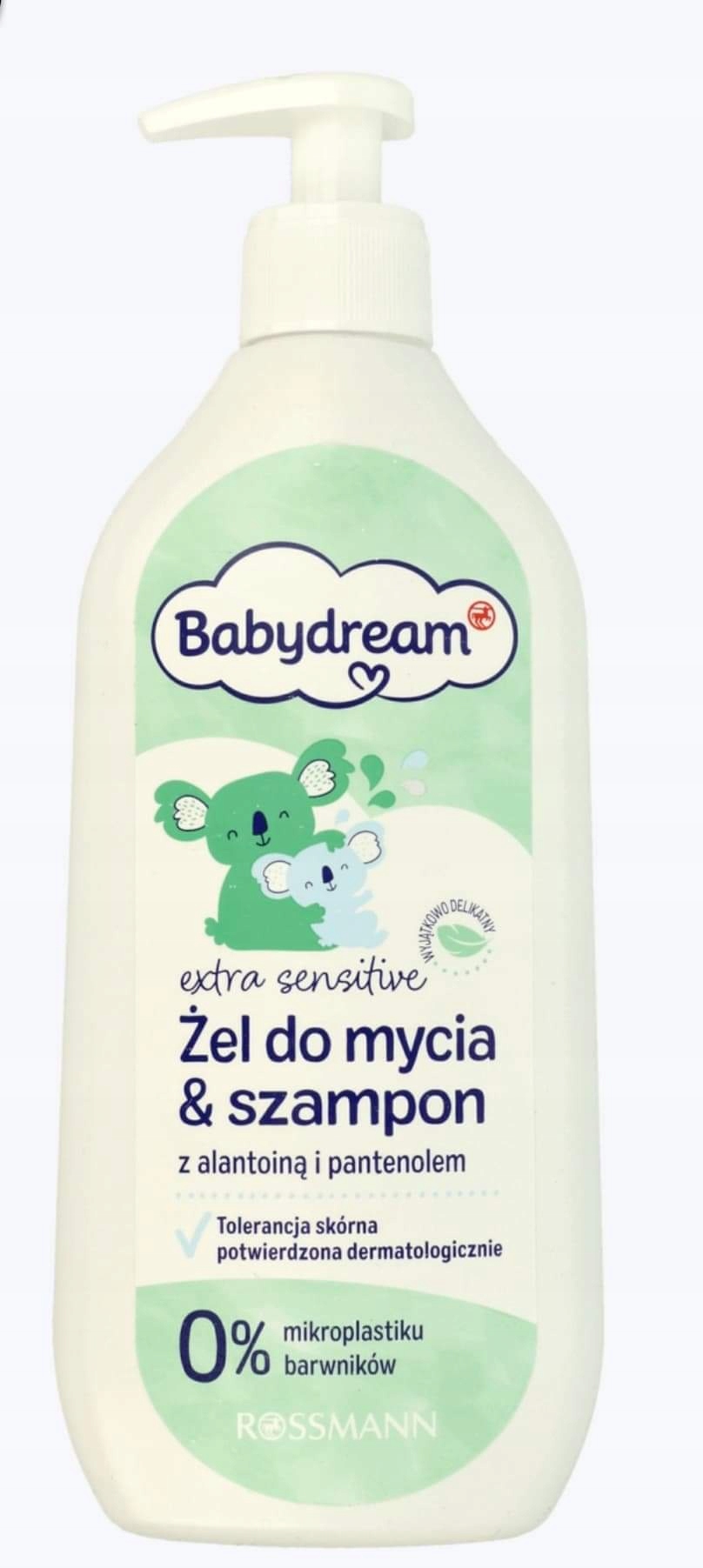 babydream med żel do mycia ciała i szampon