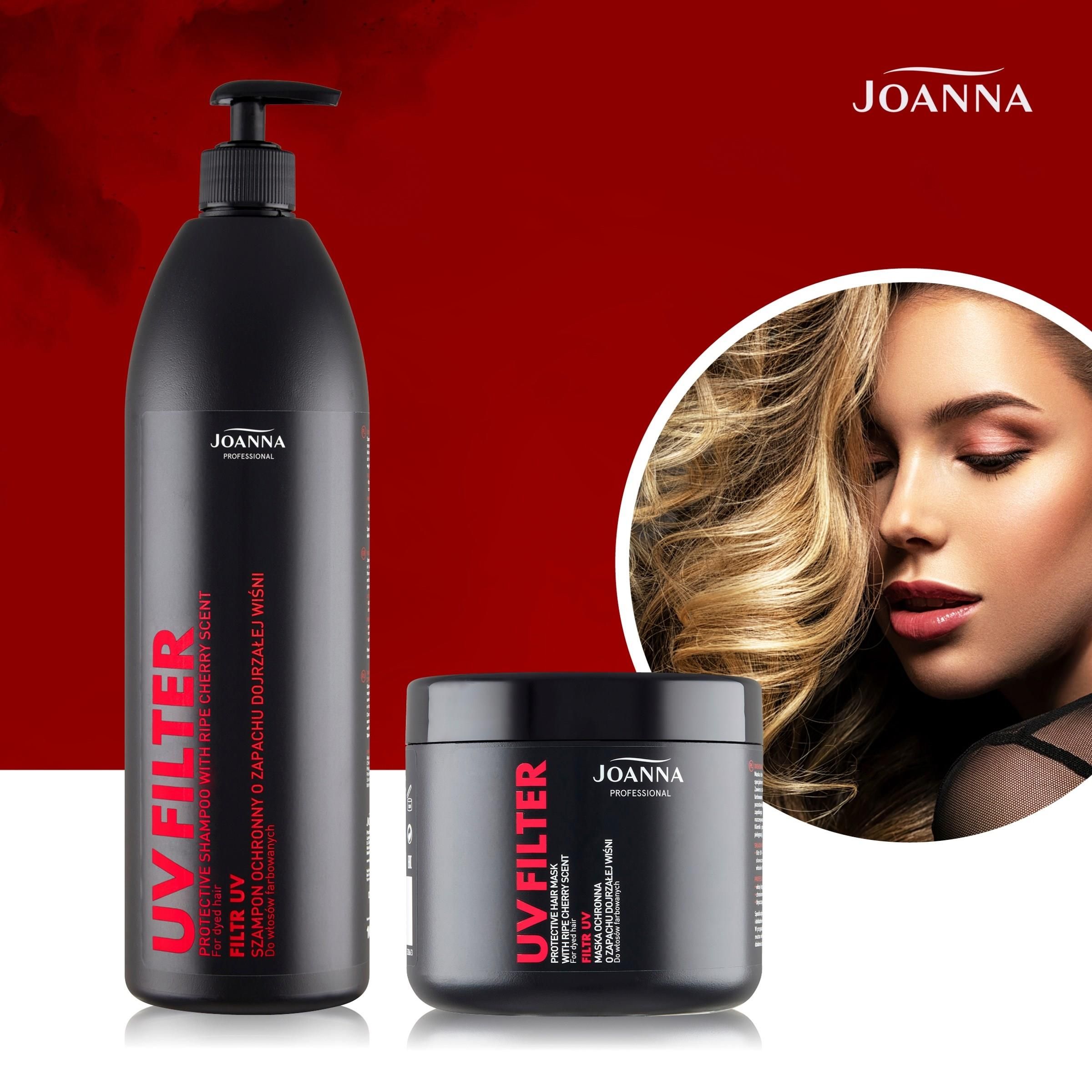 joanna professional szampon do włosów farbowanych o zapachu dojrzałej wiśni