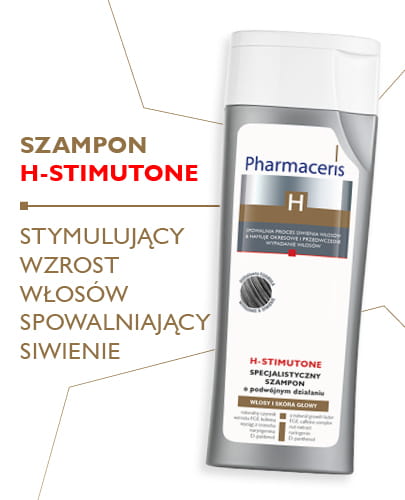 pharmaceris h-stimutone szampon o podwójnym działaniu siwienie opinie