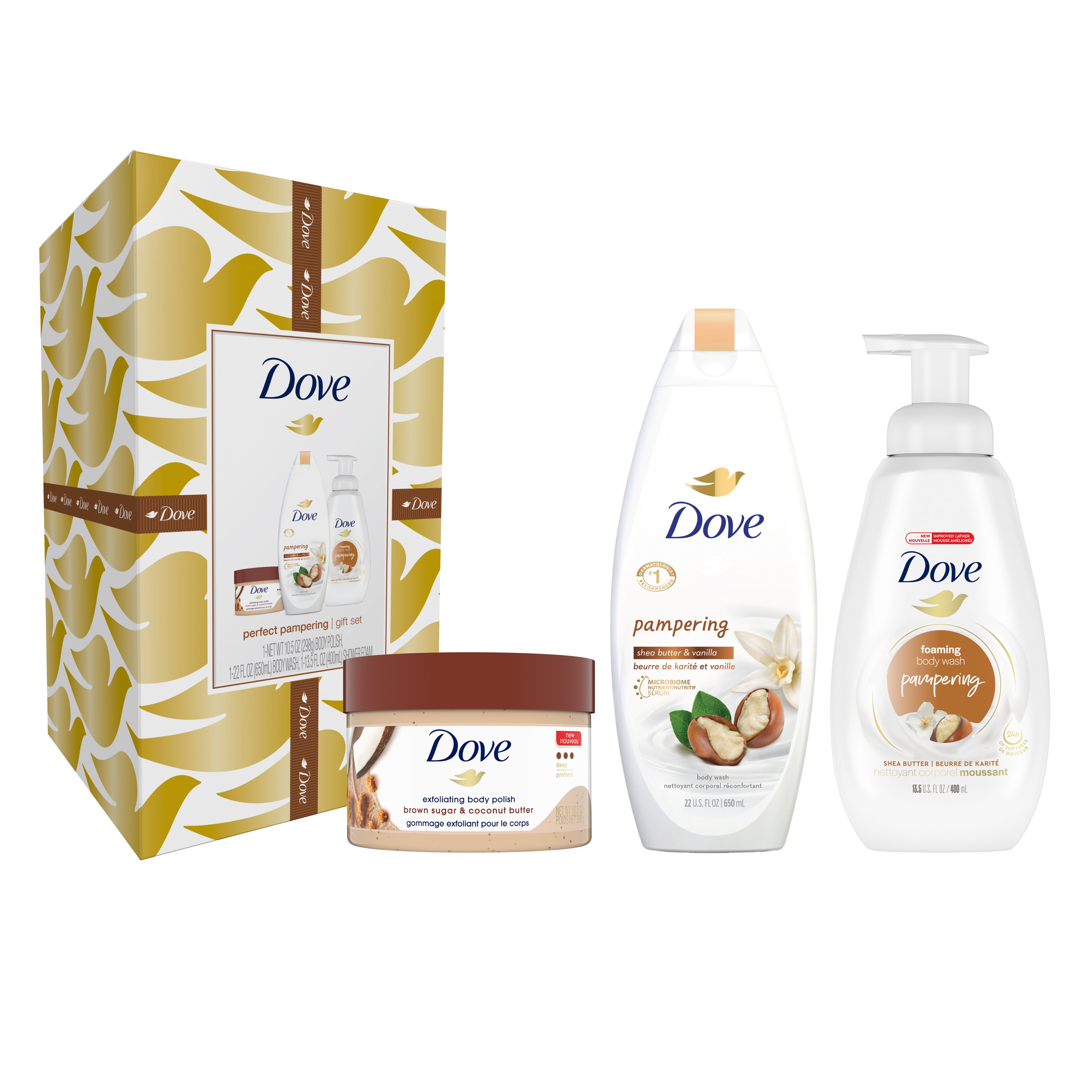 dove pampering collection set