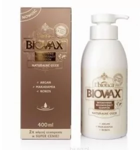 biovax argan szampon złoto