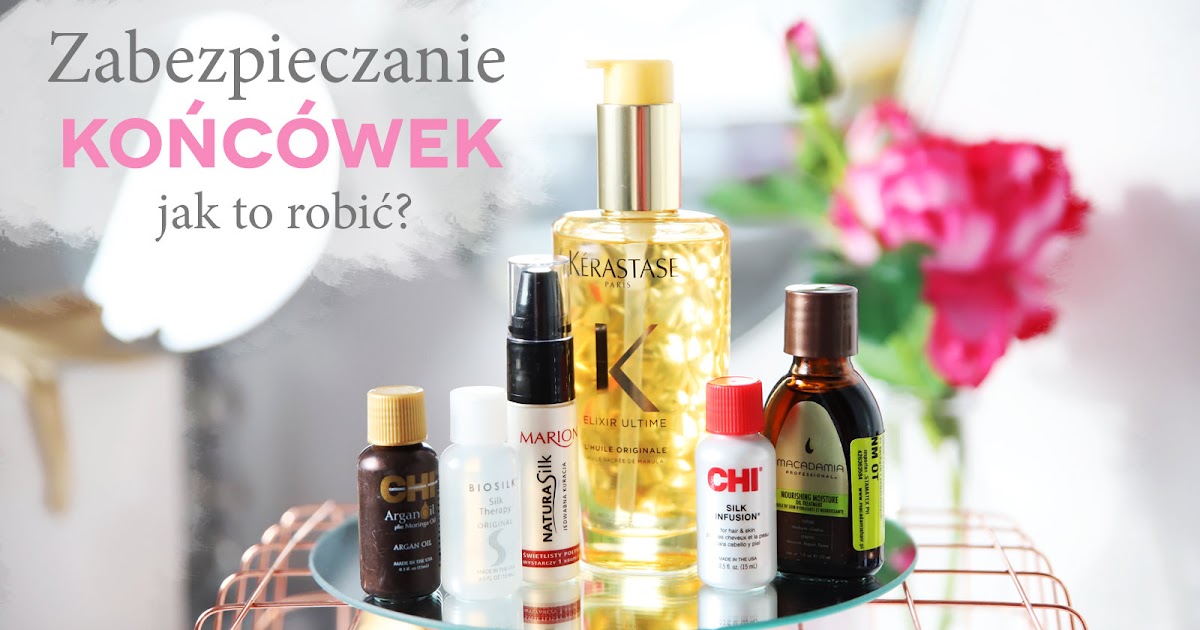 olejek do włosów na zniszczone końcówki chi