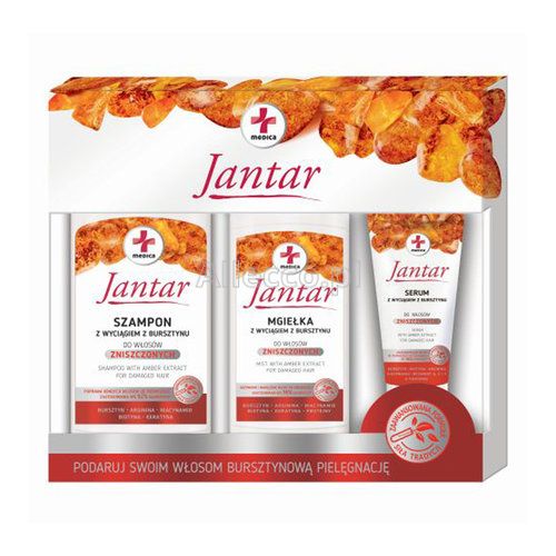 jantar medica szampon enzymatyczny 330 ml włosy przetłuszczające się