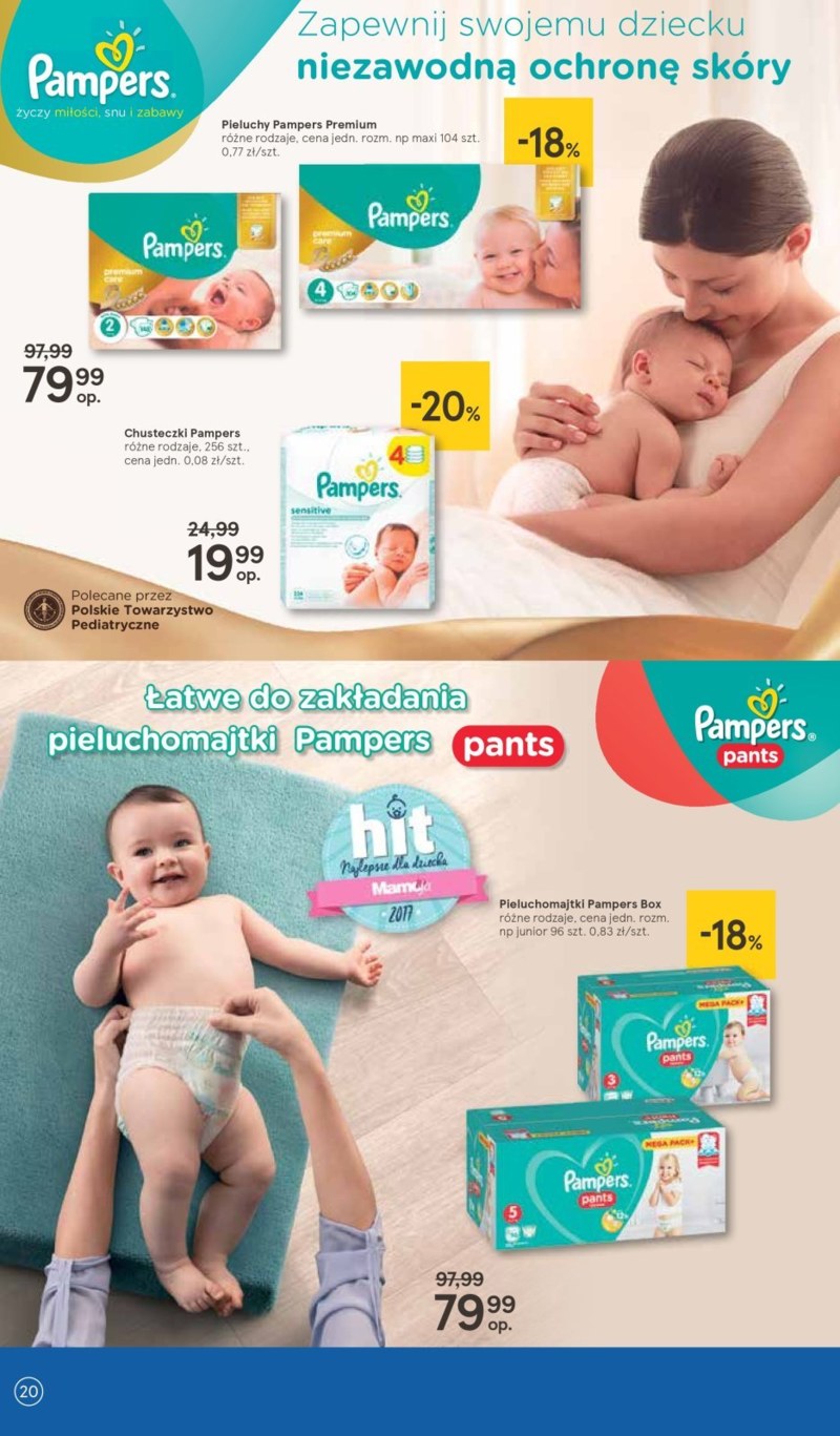 tesco pampers pieluchomajtki